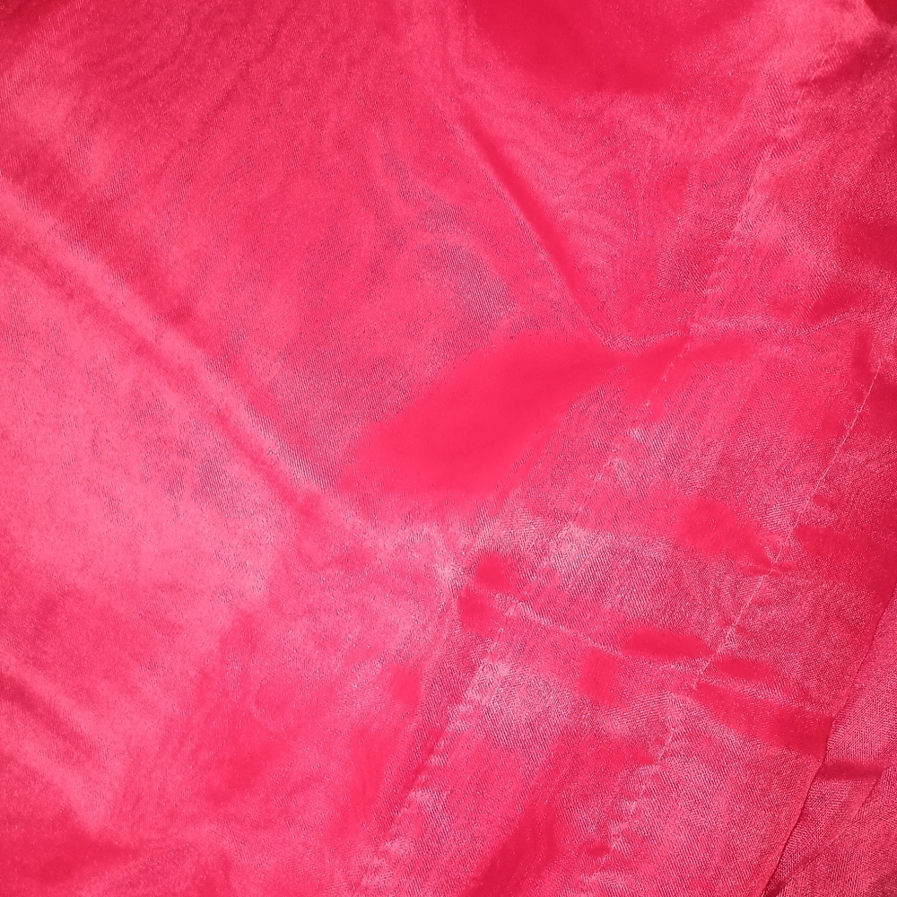 Bright Red Sheer Curtains - Picture 2 of 3